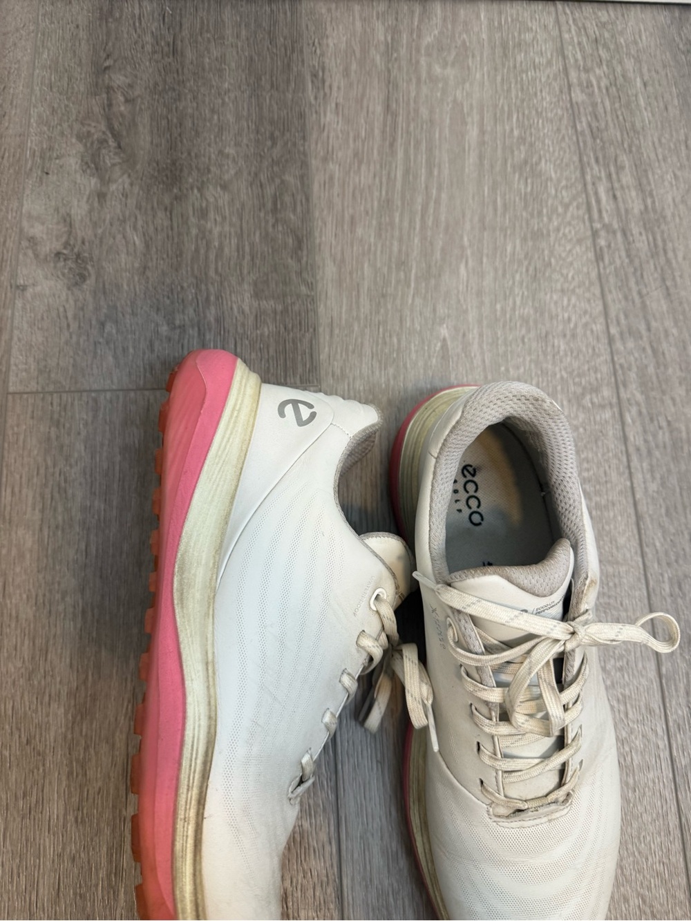Ecco Womens Golf Shoe Waterproof Leather LT1 size 10 - Picture 5 of 12